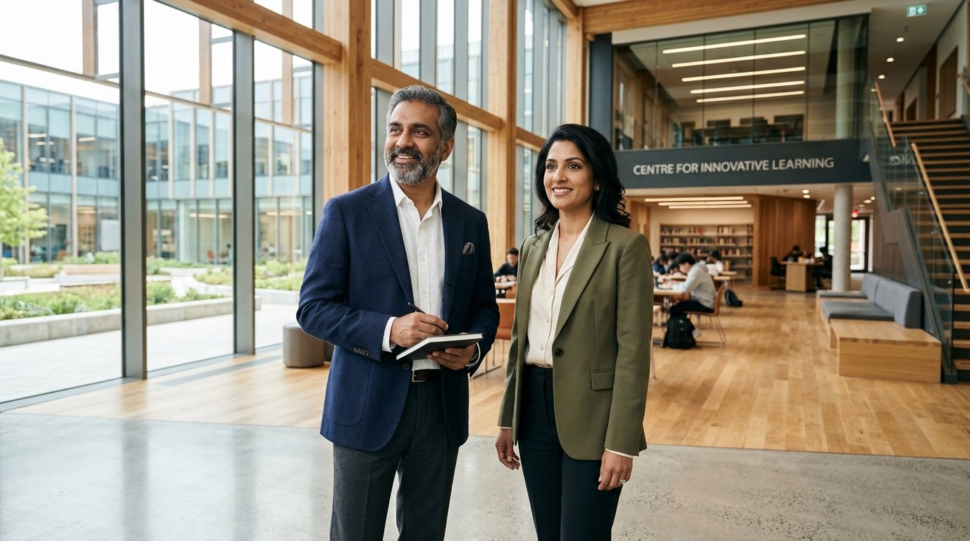Founders CA Sripal Jain and Mahipal Kawad at the K2 Centre for Innovative Learning